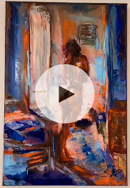 ArteDiAlina.com painting: Strokes of Light